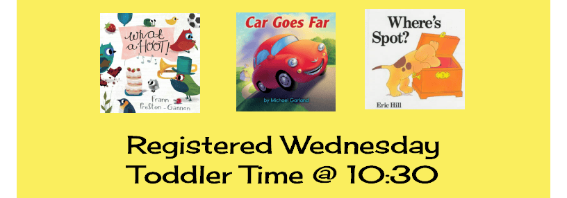 Registered Toddler TIme